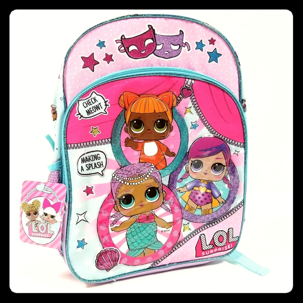 L.O.L. Surprise Back To School 16" Backpack LOL